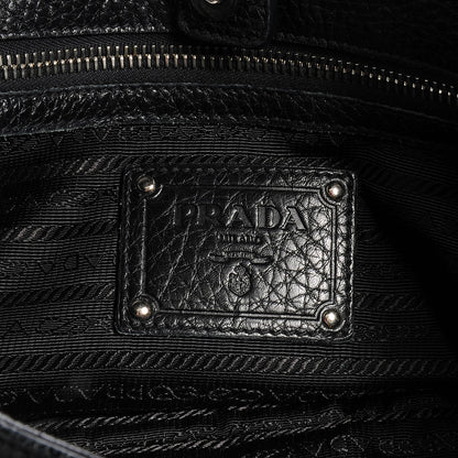 Prada Vitello Daino Shoulder Bag Nero Black 6 of 10