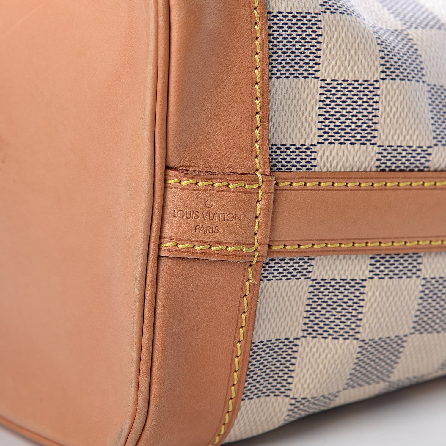 Louis Vuitton Damier Azur Noe BB 7 of 13