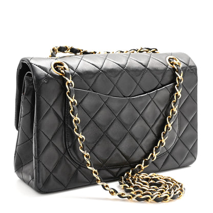 Chanel Lambskin Quilted Small Double Flap Black 4 of 21