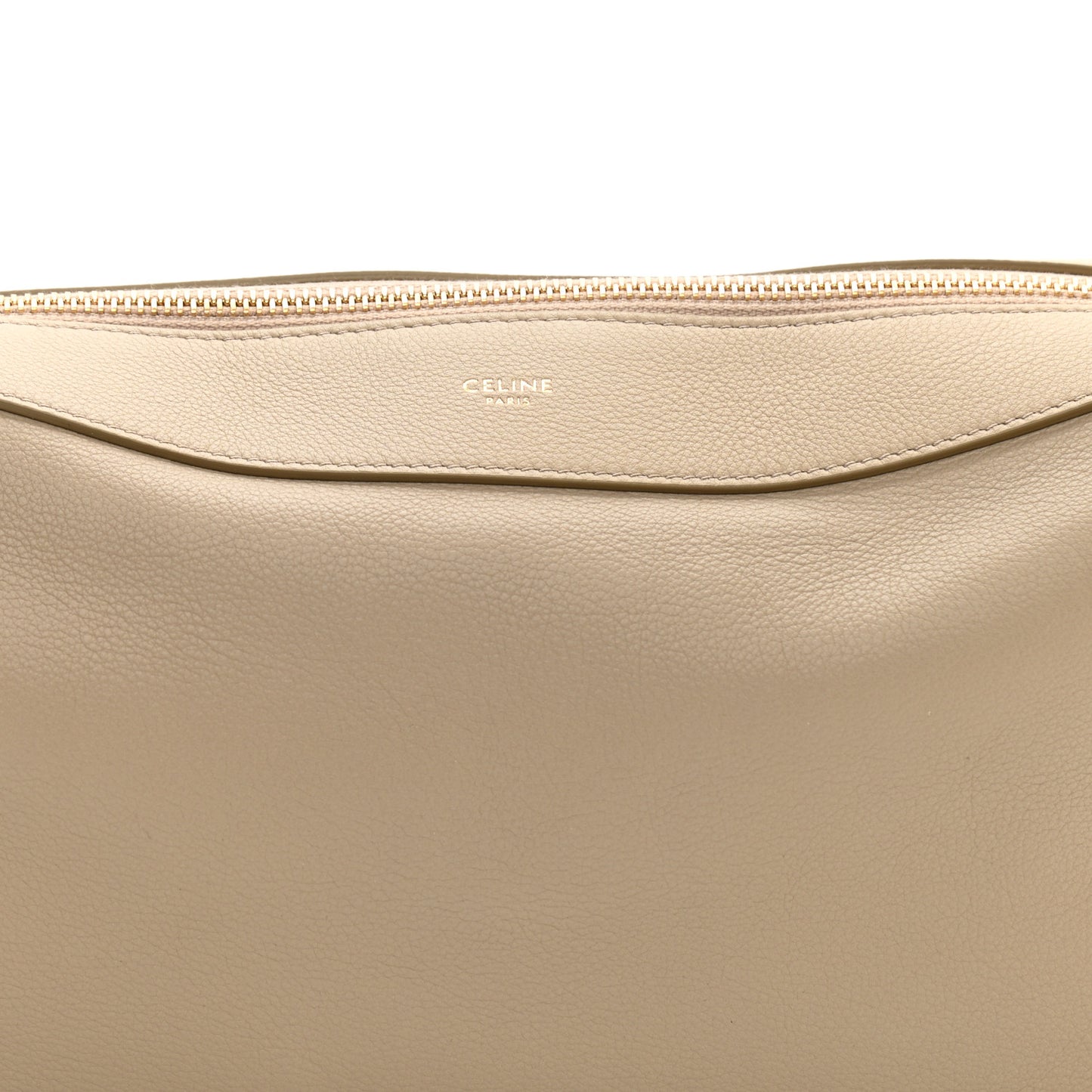 Supple Calfskin Medium Romy Shoulder Bag Safari