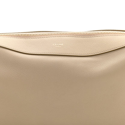 Celine Supple Calfskin Medium Romy Shoulder Bag Safari 8 of 10