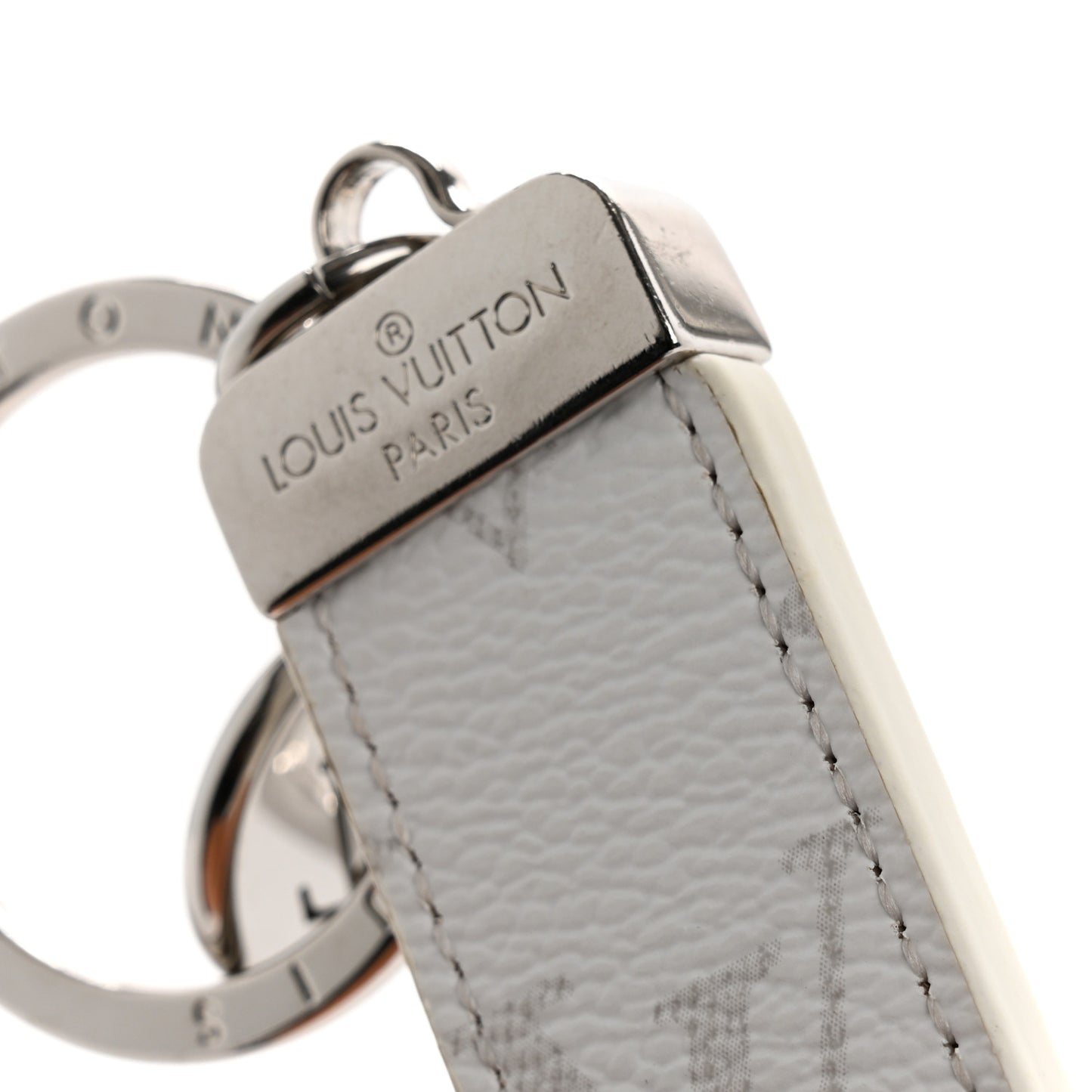Monogram Neo LV Club Bag Charm Key Holder White