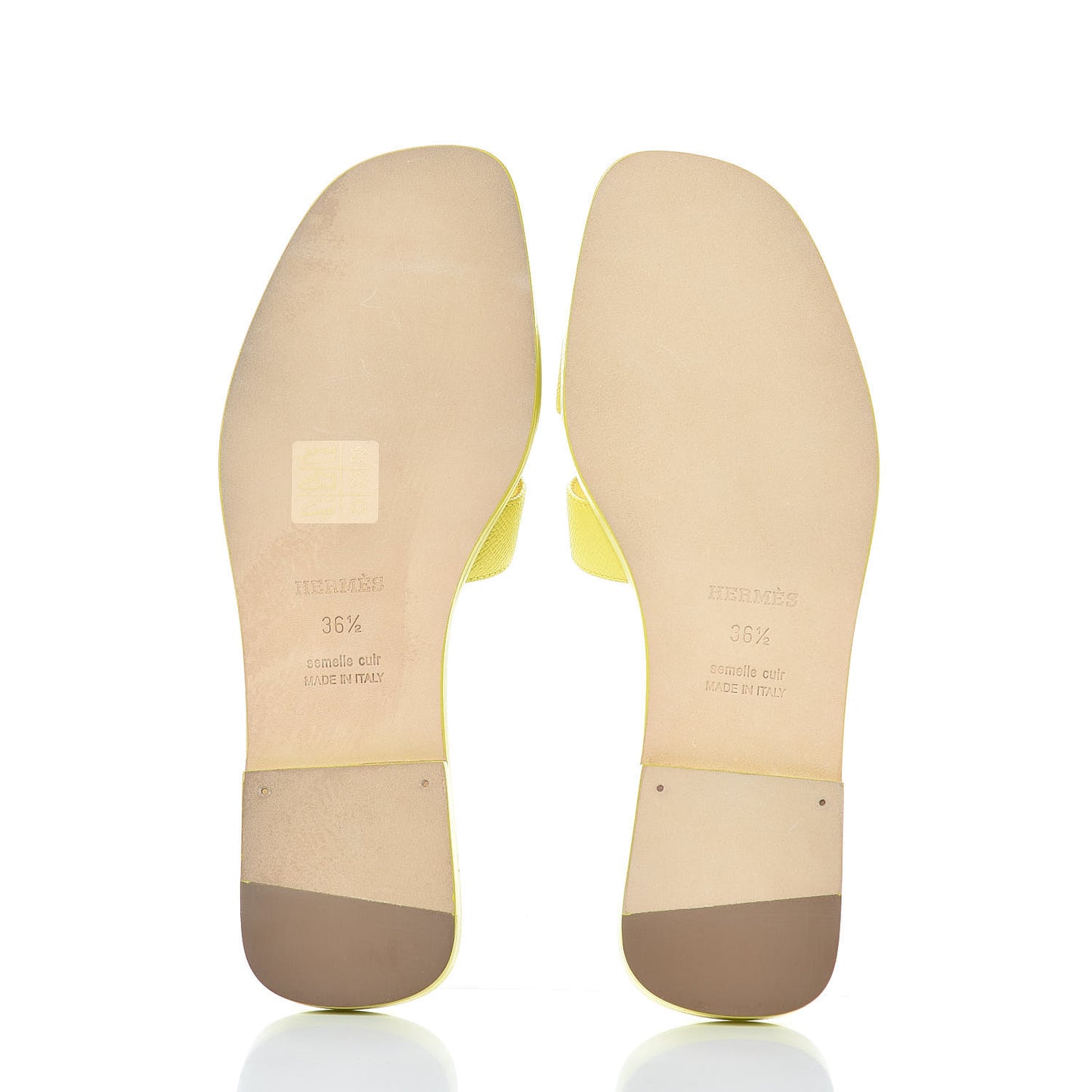 Epsom Oran Sandals 36.5 Jaune Pollen
