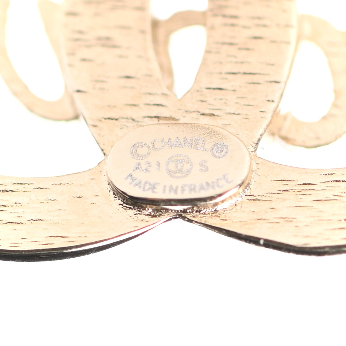 Crystal CC Forever Earrings Gold