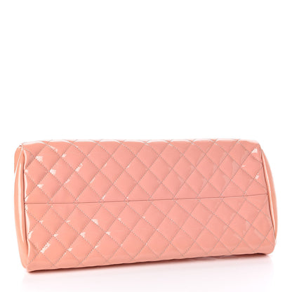 Chanel Patent Quilted Medium Just Mademoiselle Pink 4 of 10
