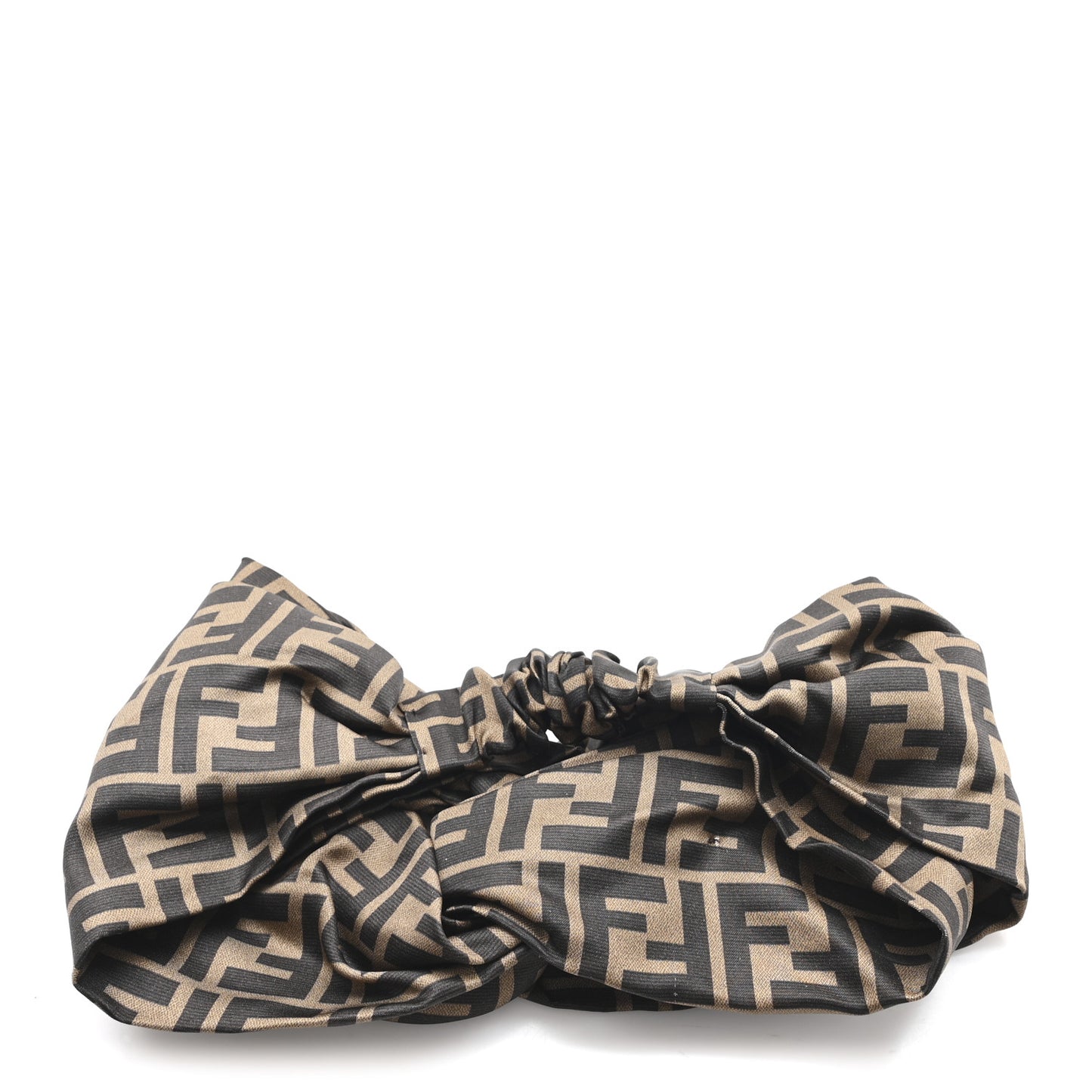 Silk FF Logo Headband Tobacco