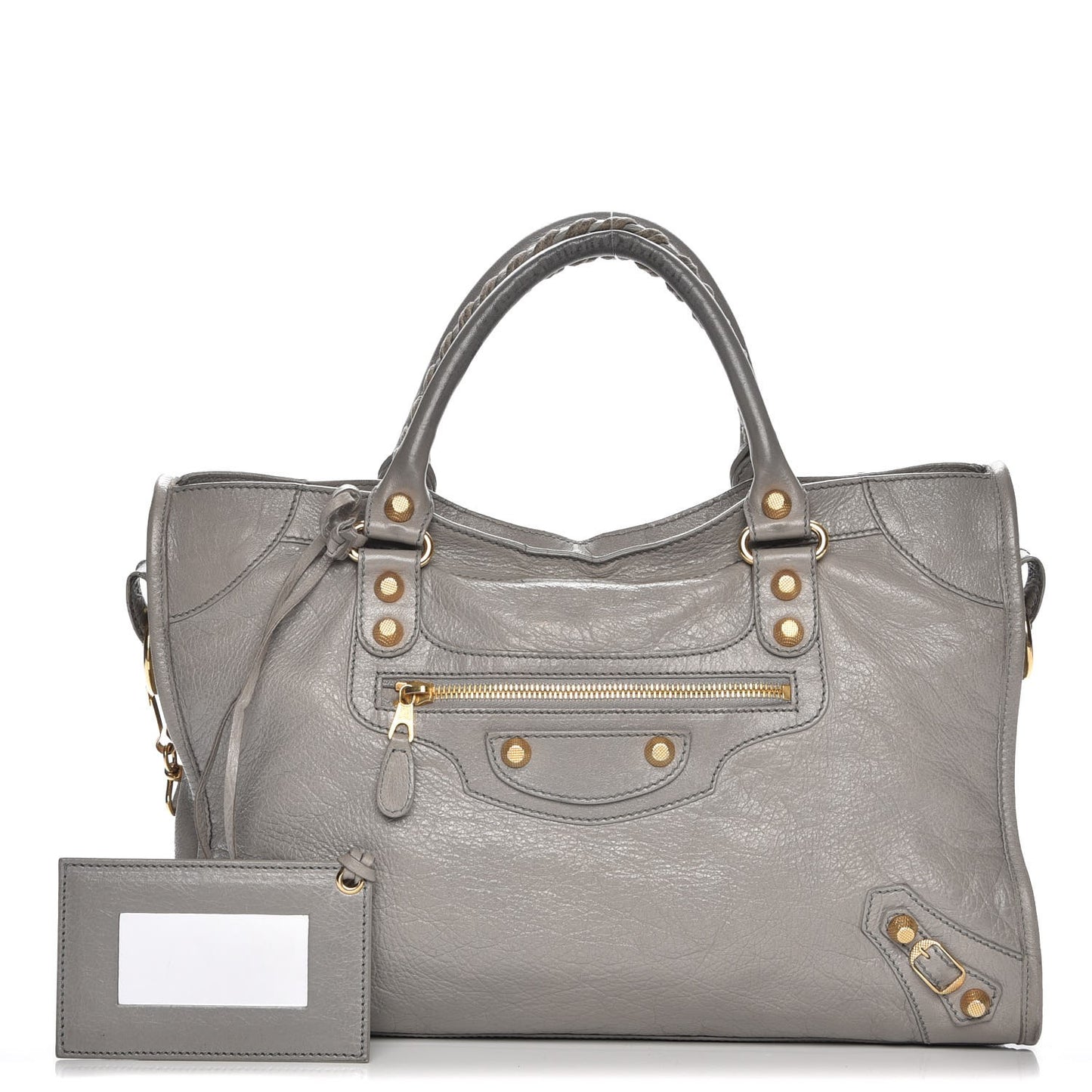 Agneau Giant 12 Gold Hardware City Gris Pyrite