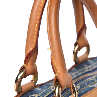 Louis Vuitton Monogram Denim Neo Speedy Blue 11 of 17