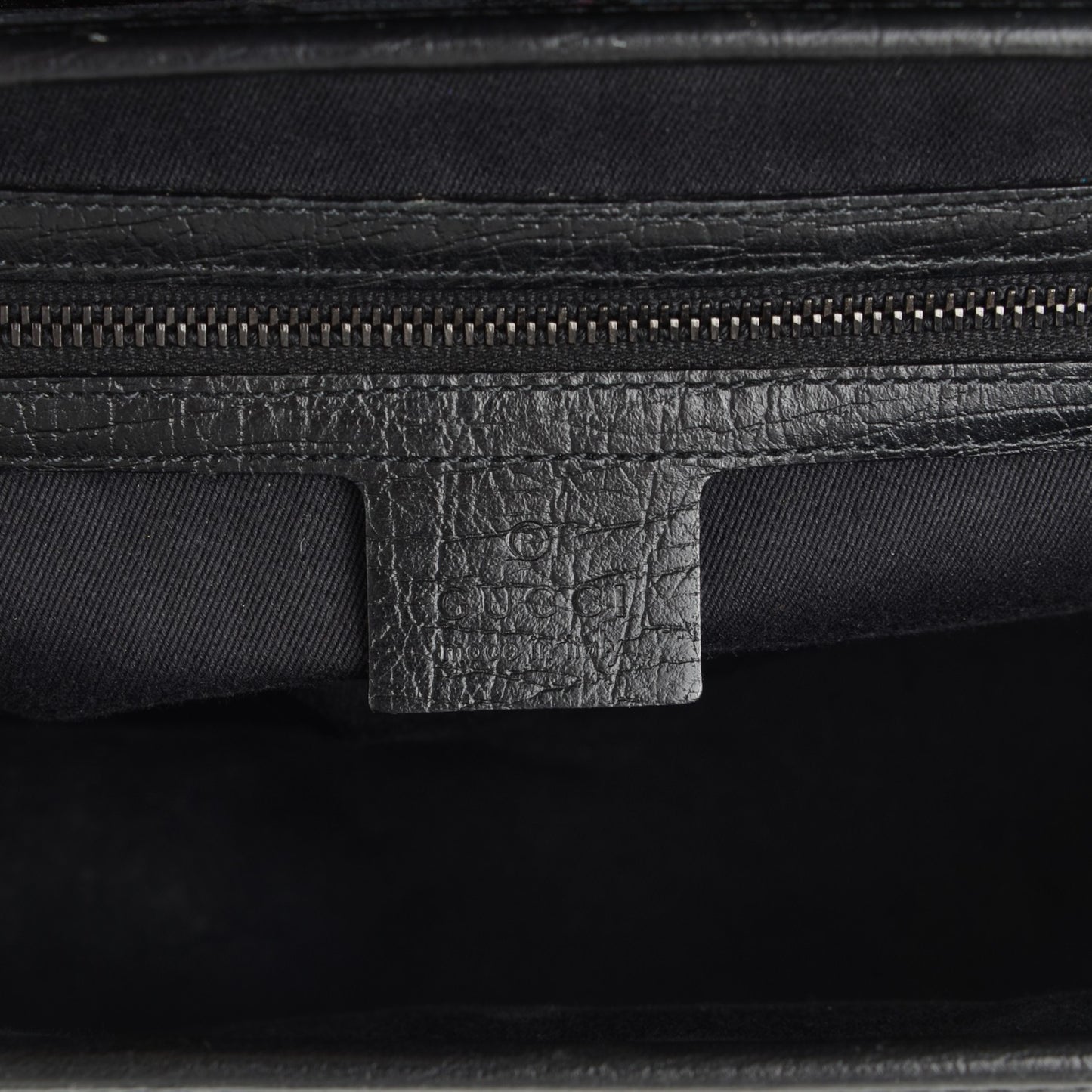Monogram Bamboo Bullet Bag Black