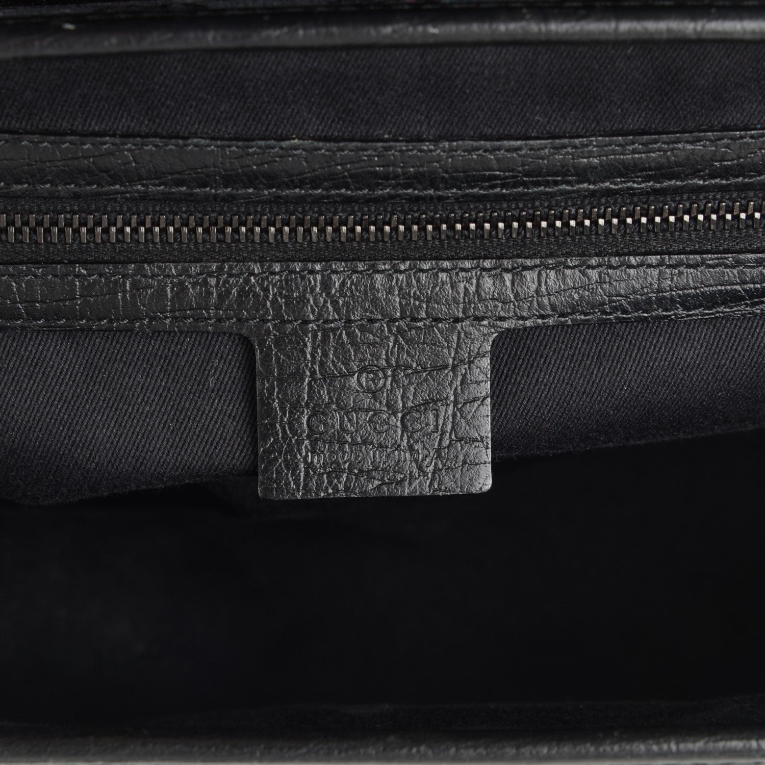 Gucci Monogram Bamboo Bullet Bag Black 6 of 7