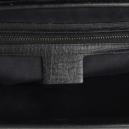 Gucci Monogram Bamboo Bullet Bag Black 6 of 7