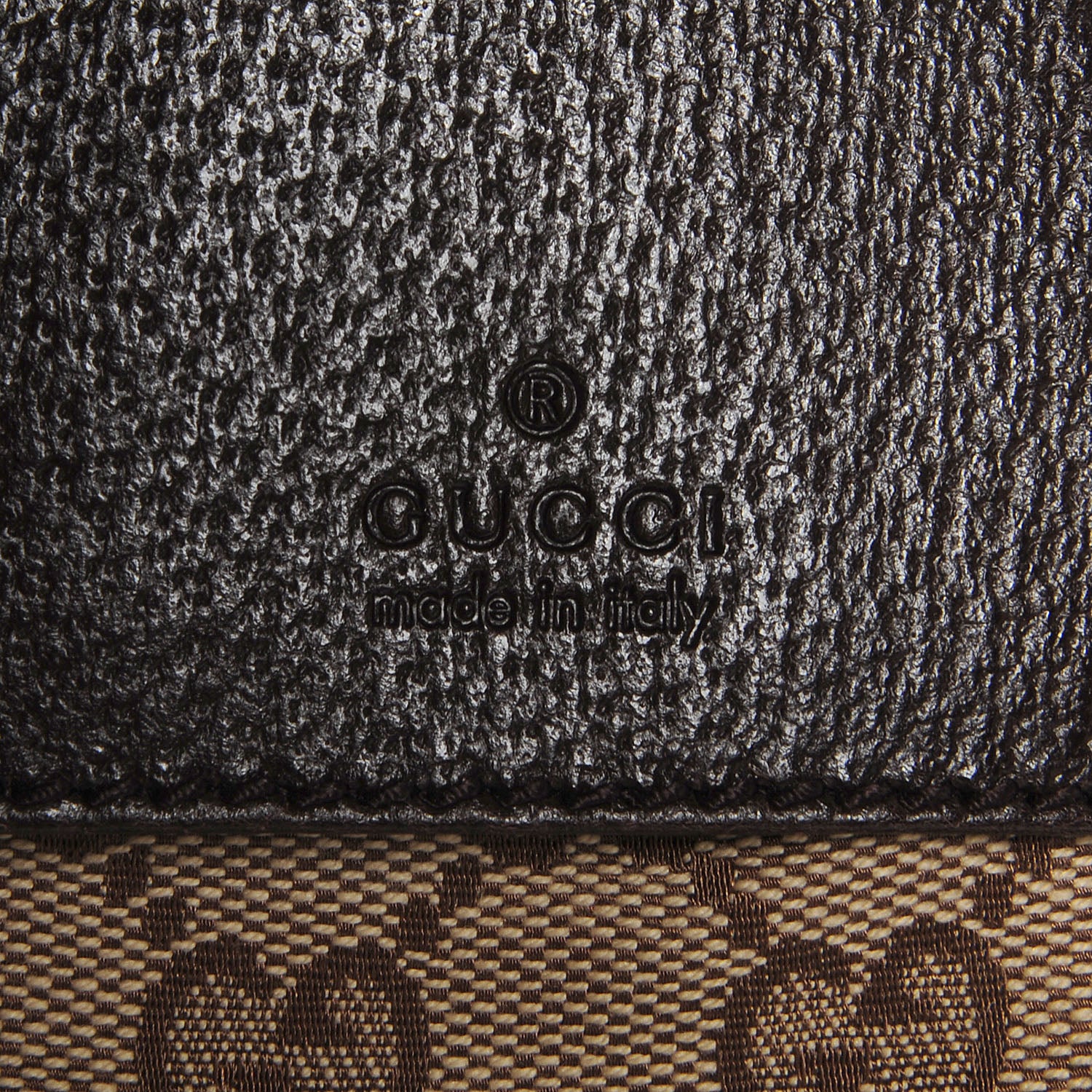 Gucci Monogram Web Belt Bag Dark Brown 6 of 9