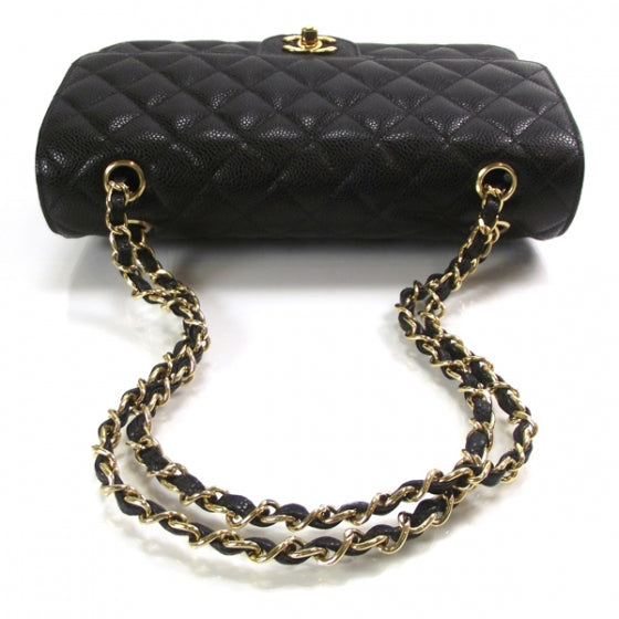 Chanel Caviar Quilted Medium Double Flap Black 5 of 11