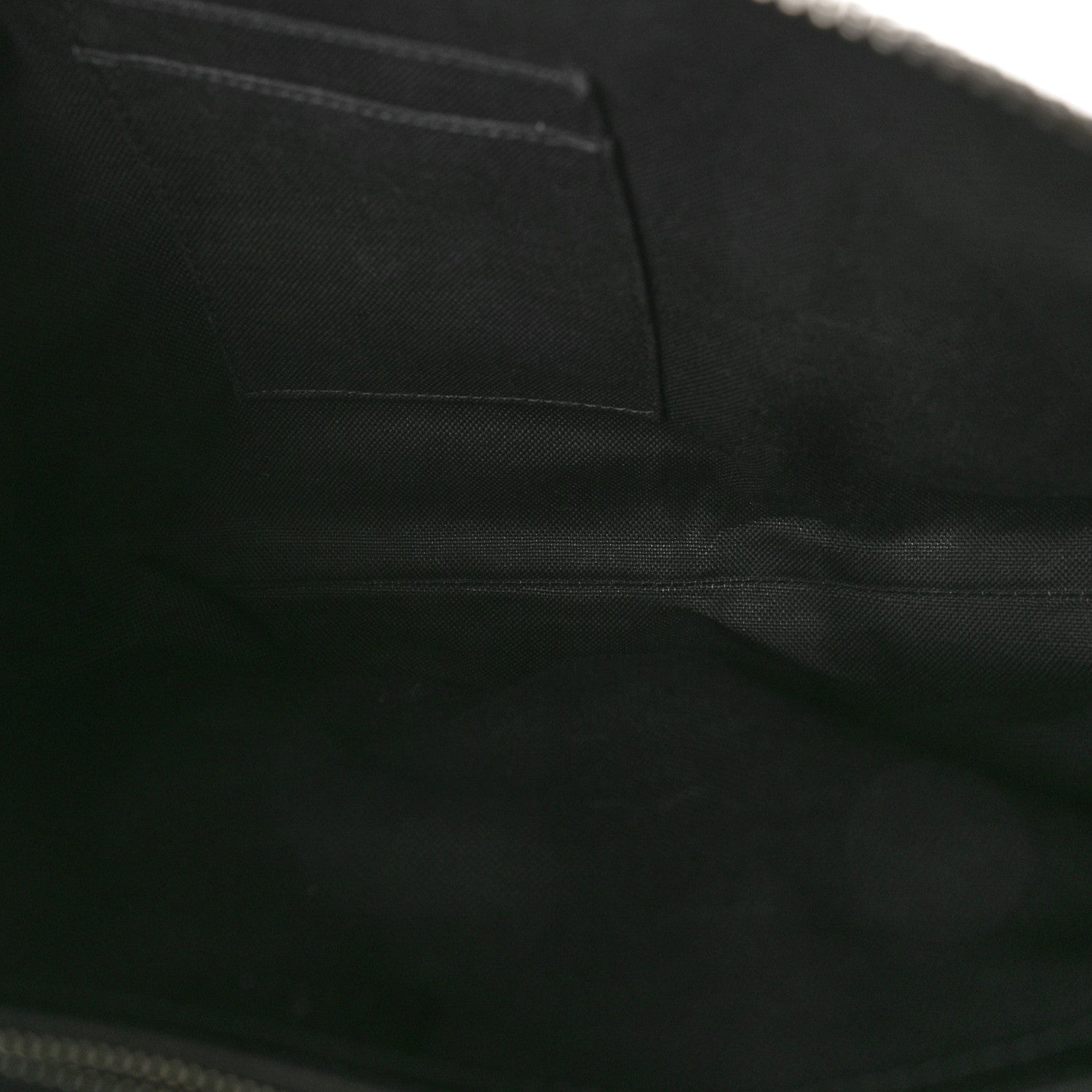 Gucci Soft GG Supreme Monogram Appia Calfskin Web East West Messenger Bag Black Grey 5 of 7