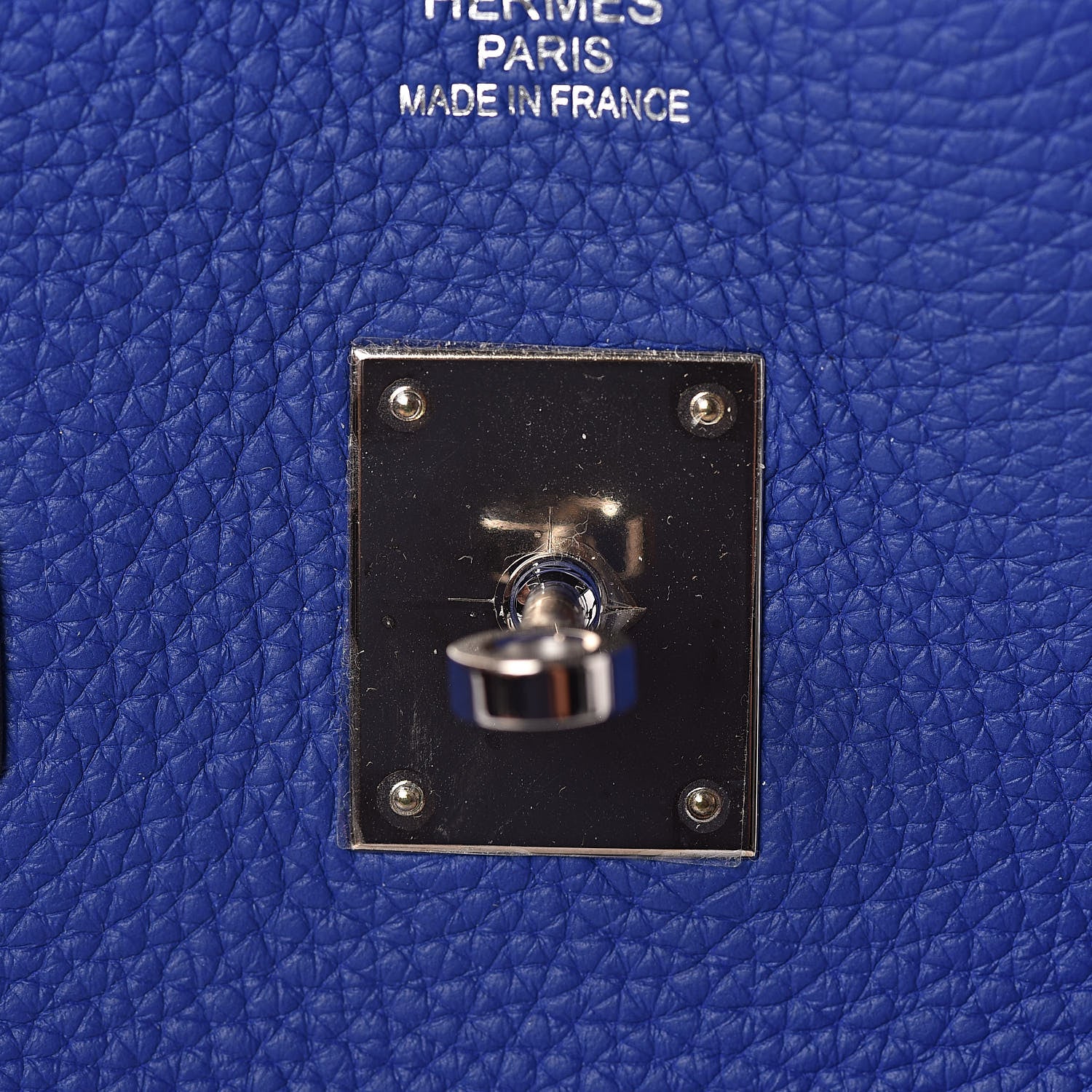 Hermes Togo Birkin 35 Bleu Electrique 9 of 31