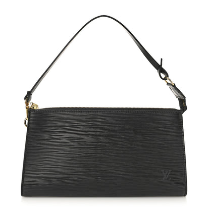 Louis Vuitton Epi Pochette Accessories 24 Black 1 of 12