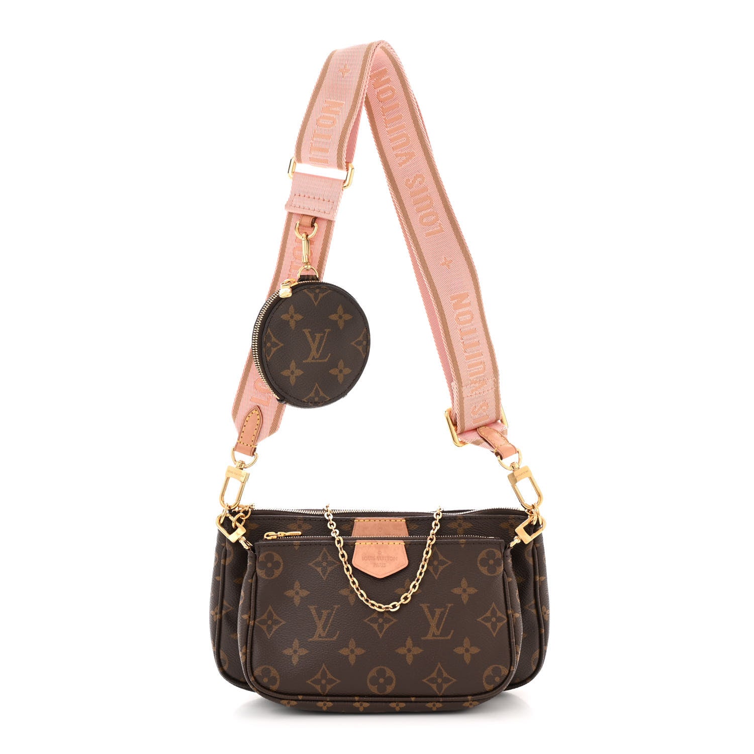 Louis Vuitton Monogram Multi Pochette Accessories Rose Clair 1 of 10