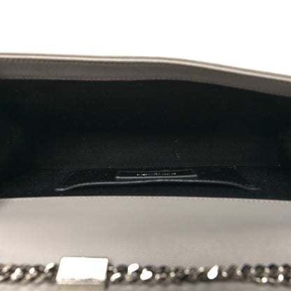 Saint Laurent Grain De Poudre Medium Classic Monogram Kate Satchel Souris 5 of 14