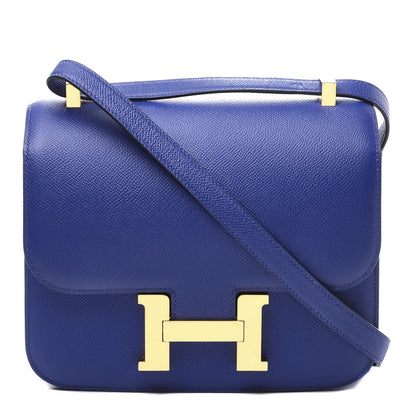 Hermes Epsom Constance 24 Bleu Electrique 1 of 10