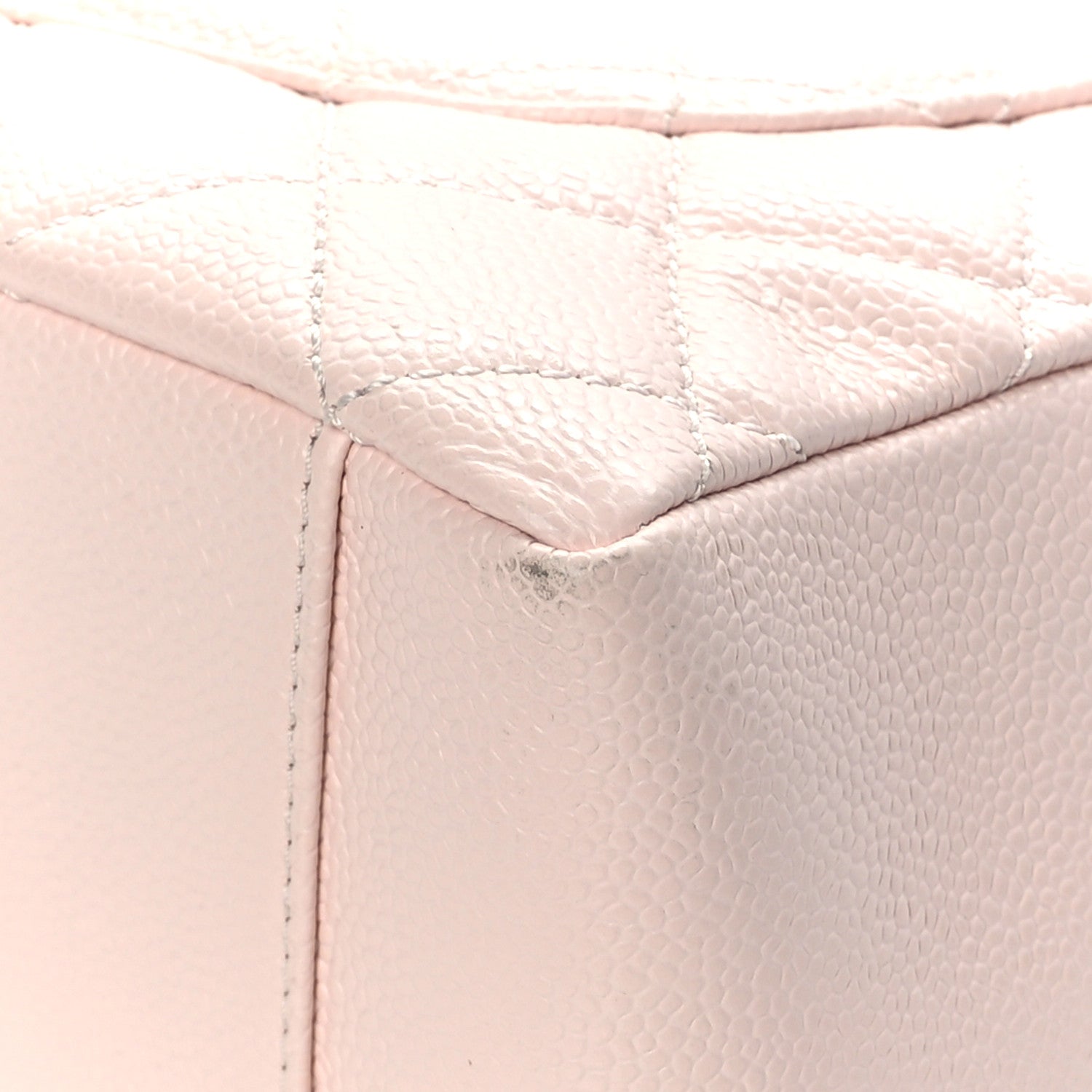 Chanel Caviar Quilted Grand Shopping Tote GST Light Pink 11 of 11