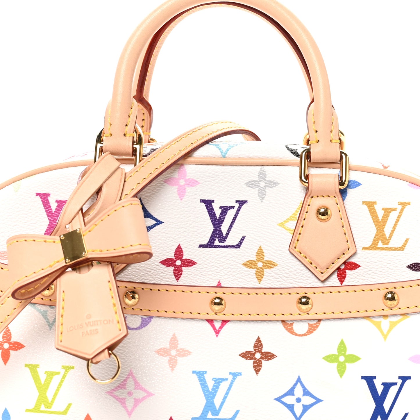 LV x TM Monogram Multicolor East West White White