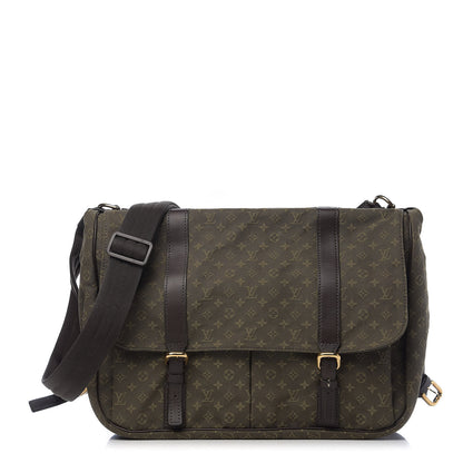 Louis Vuitton Mini Lin Sac a Langer Diaper Bag Kaki 1 of 9