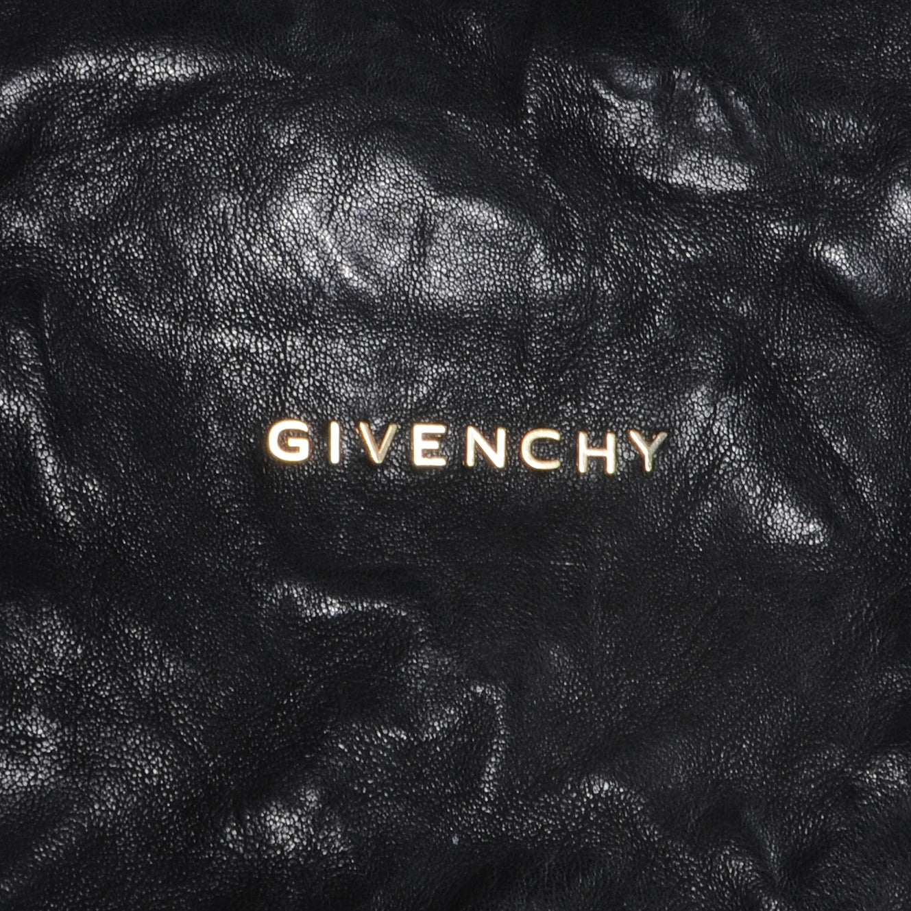 Textured Sheepskin Medium Pandora Pepe Messenger Black