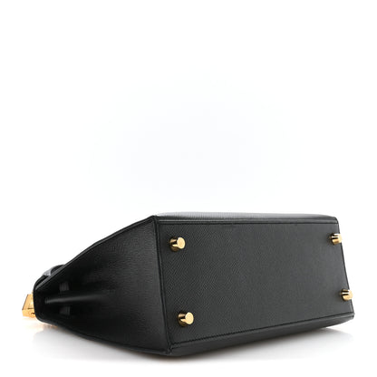 Hermes Epsom Kelly Sellier 25 Black 4 of 11