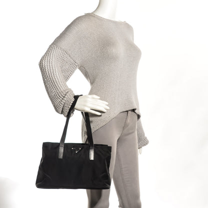 Prada Tessuto Nylon Shoulder Bag Nero Black 2 of 9