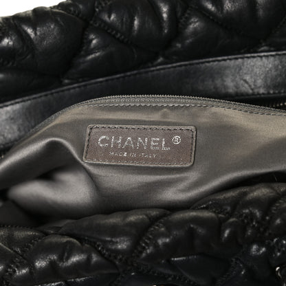 Chanel Calfskin Bubble Quilt Bowler Black 11 of 27