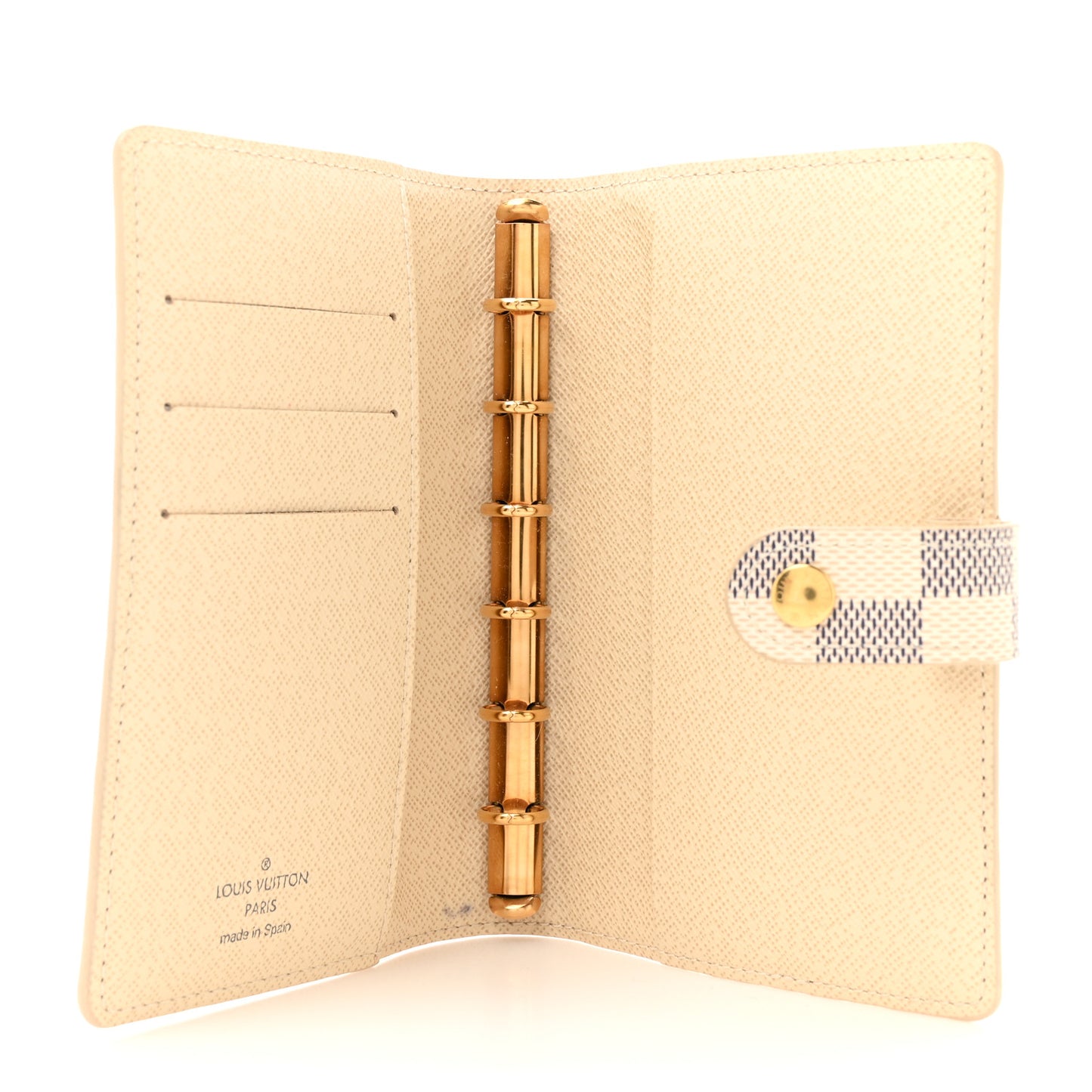 Damier Azur Small Ring Agenda Cover