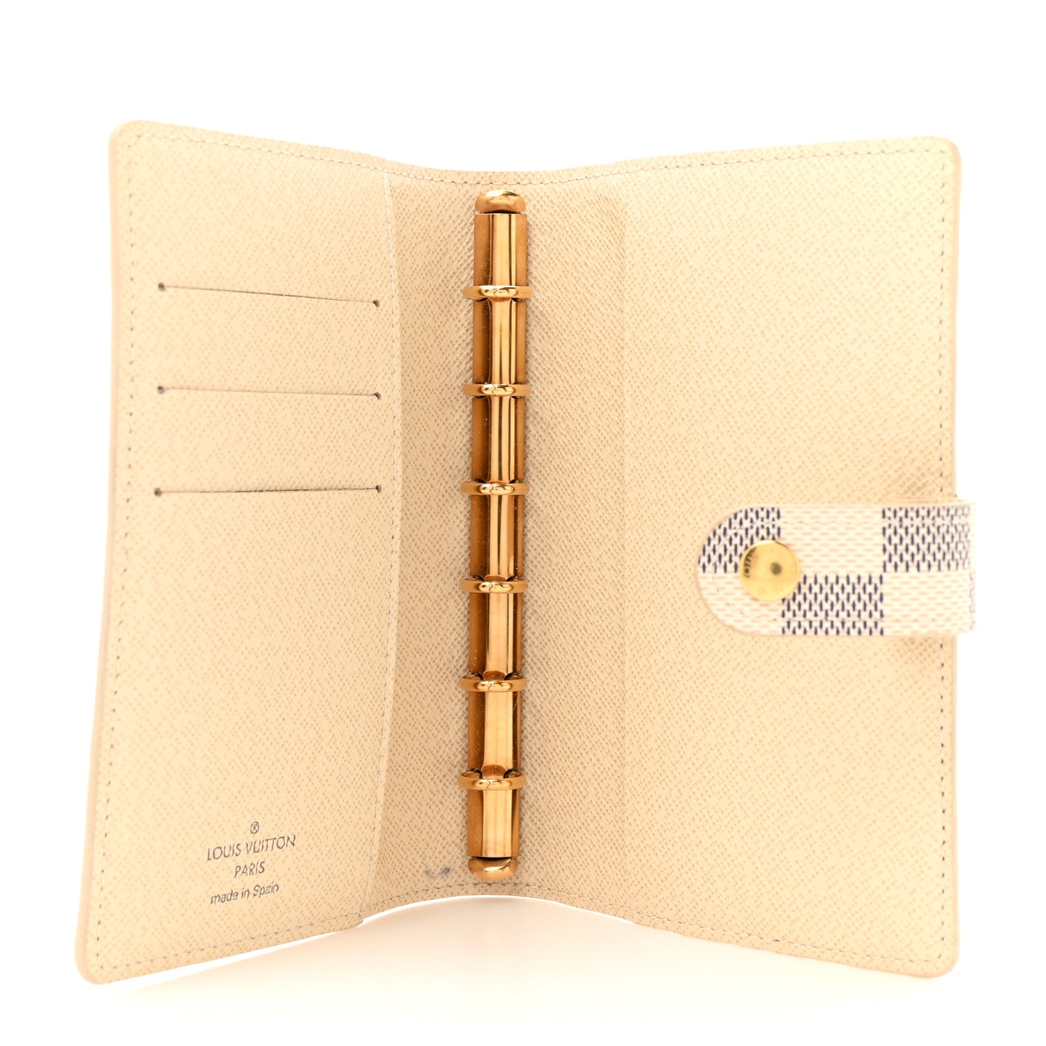 Louis Vuitton Damier Azur Small Ring Agenda Cover 5 of 11