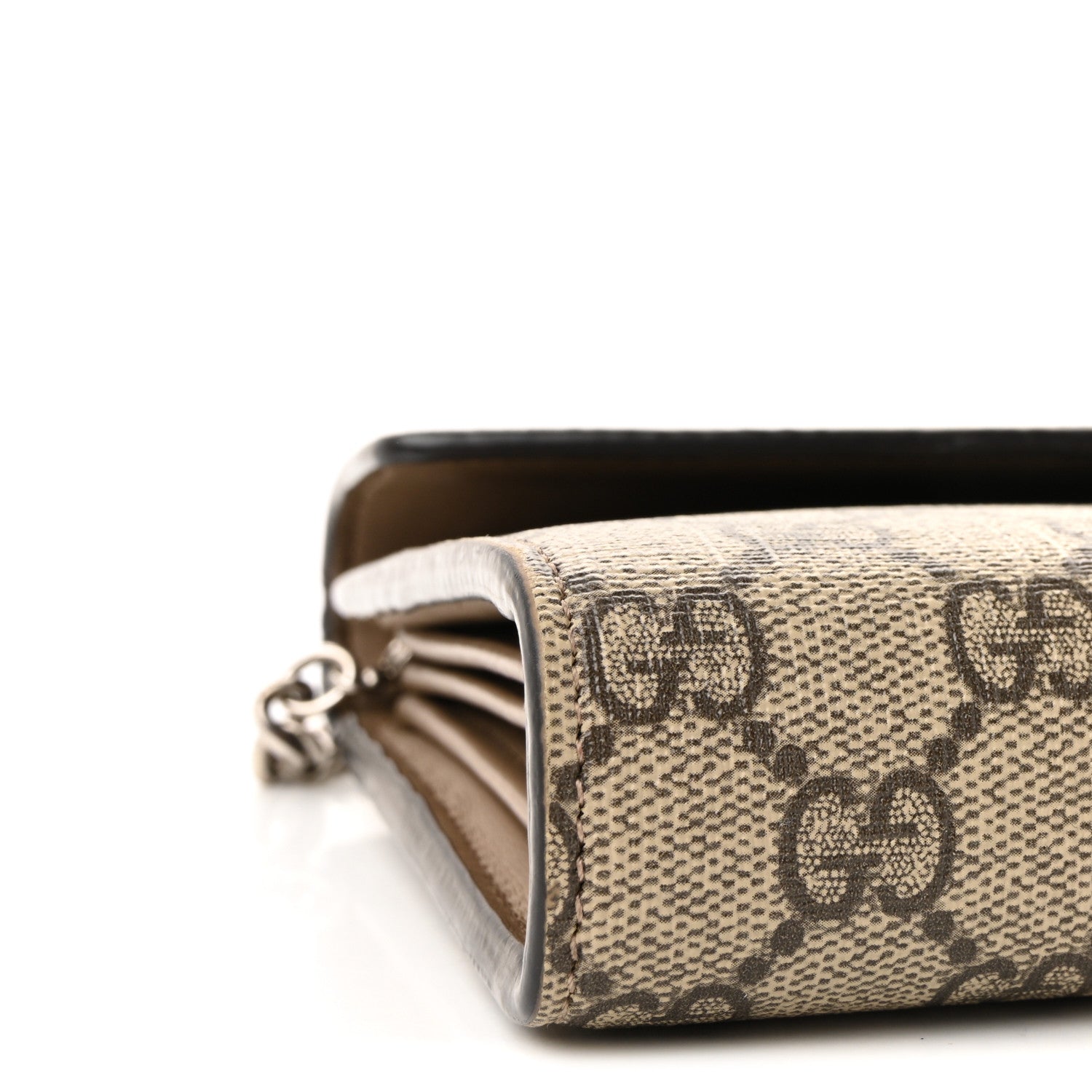 Gucci GG Supreme Monogram Mini Dionysus Chain Wallet Beige Taupe 9 of 11