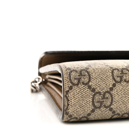 Gucci GG Supreme Monogram Mini Dionysus Chain Wallet Beige Taupe 9 of 11