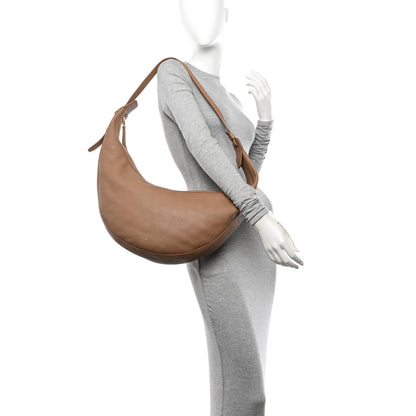 Khaite Pebbled Calfskin Augustina Hobo Hazelnut 2 of 10