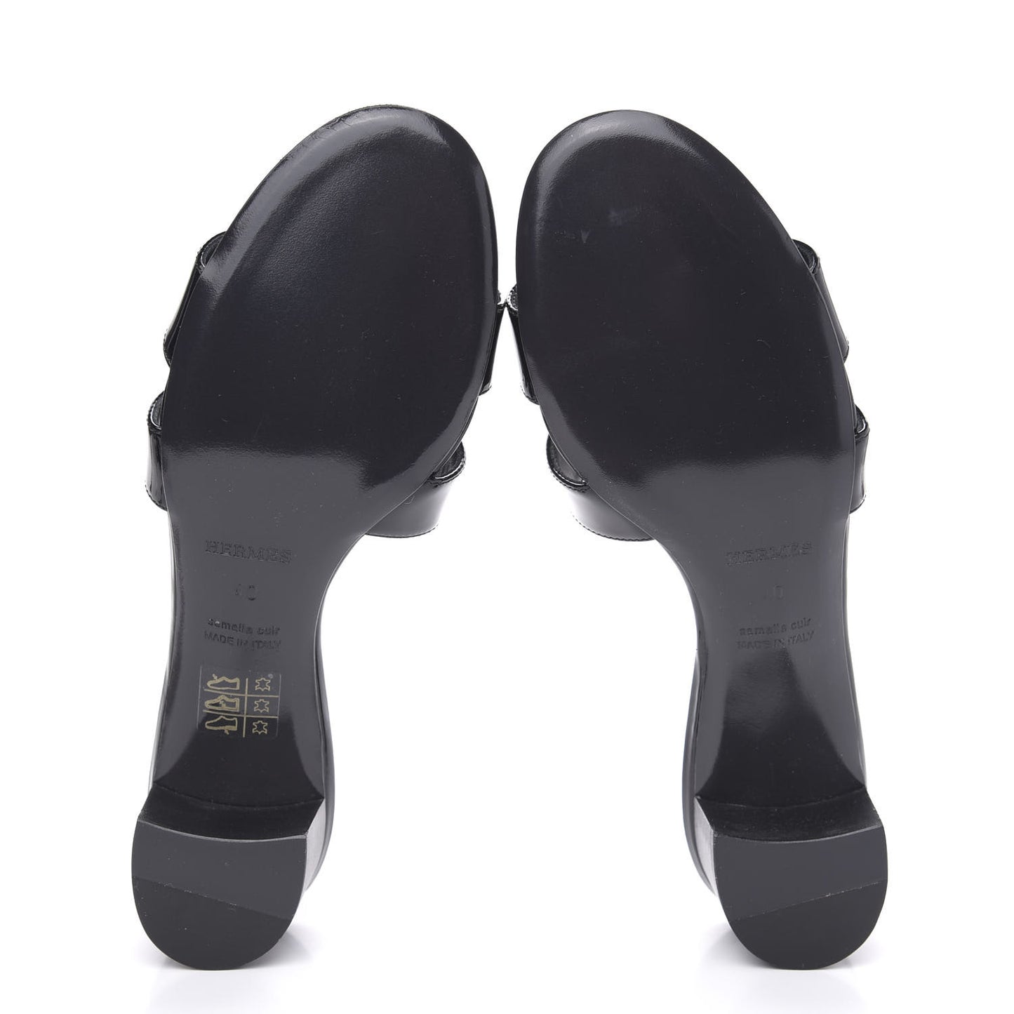 Patent Oasis Sandals 40 Black