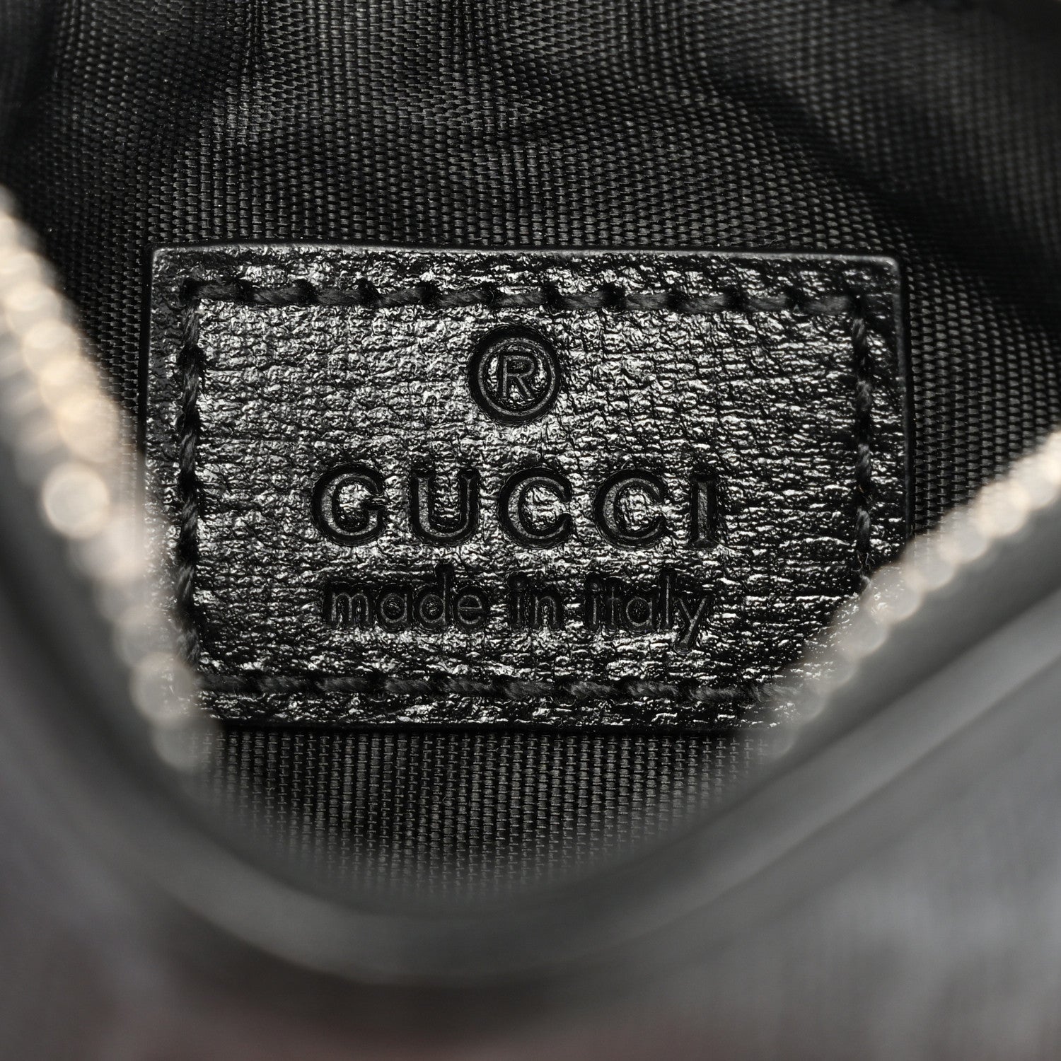 Gucci GG Supreme Monogram Azalea Calfskin Retro Interlocking G Coin Case Card Holder Black 6 of 8