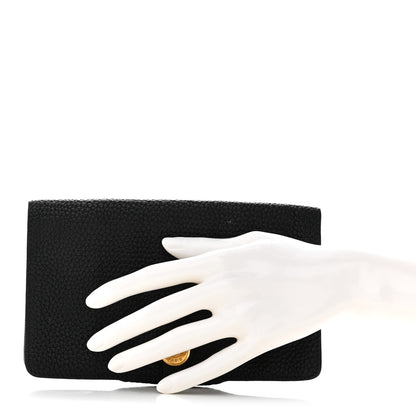 Hermes Togo Dogon Wallet Black 2 of 7