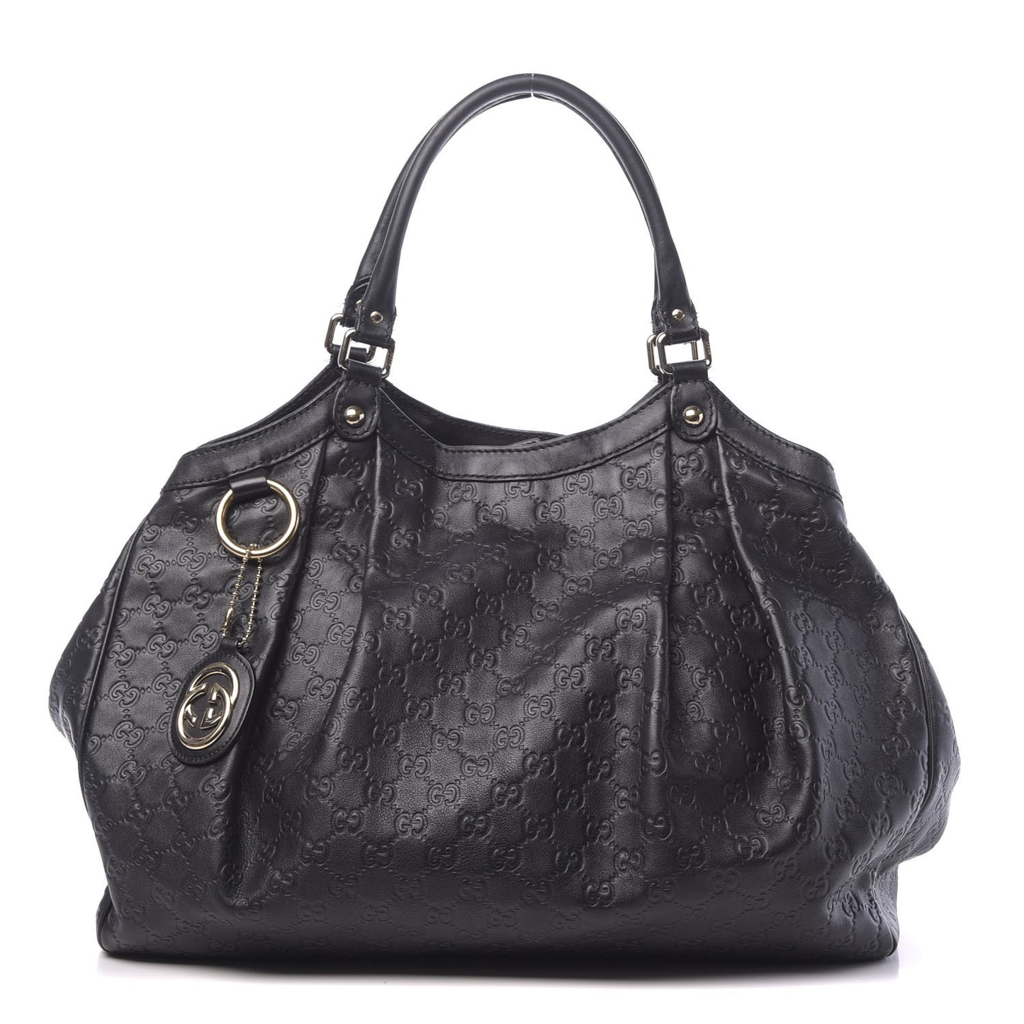 Guccissima Large Sukey Tote Black