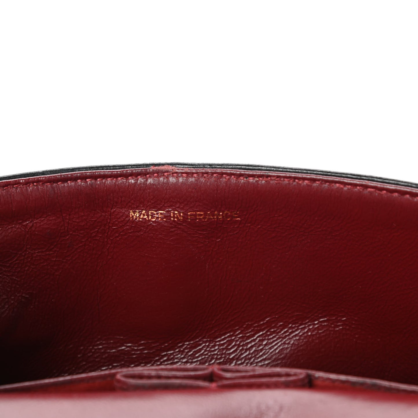 Lambskin Quilted Small Double Flap Black