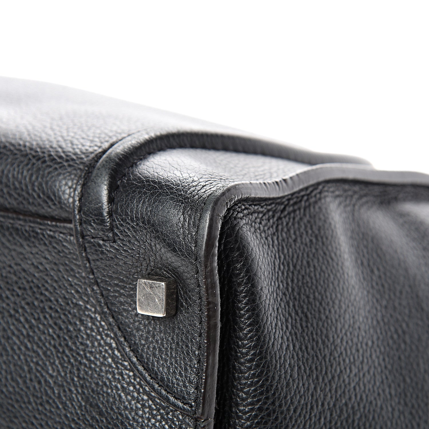 Celine Drummed Calfskin Mini Luggage Black 10 of 13