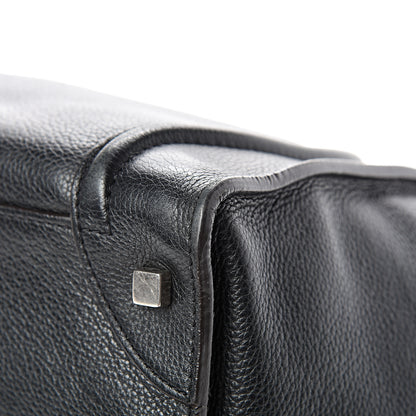 Celine Drummed Calfskin Mini Luggage Black 10 of 13