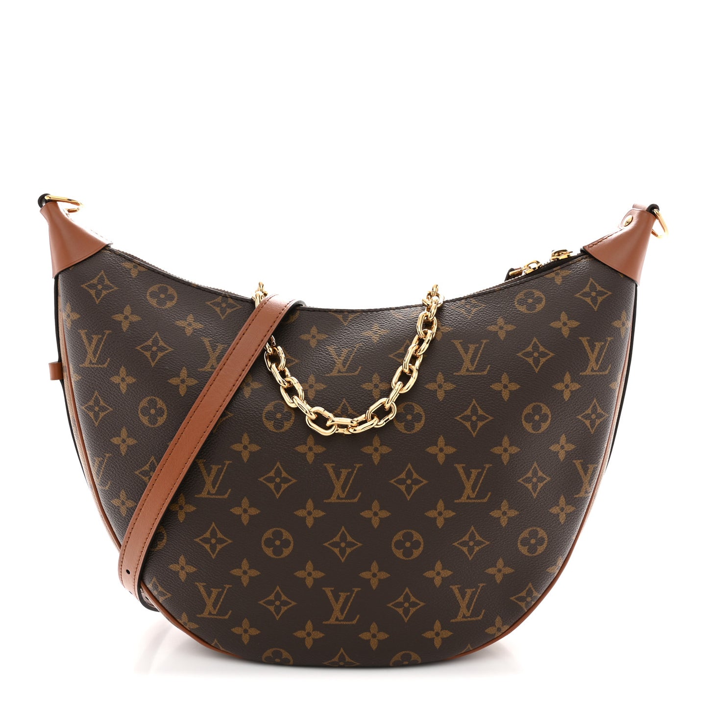 Reverse Monogram Loop Hobo