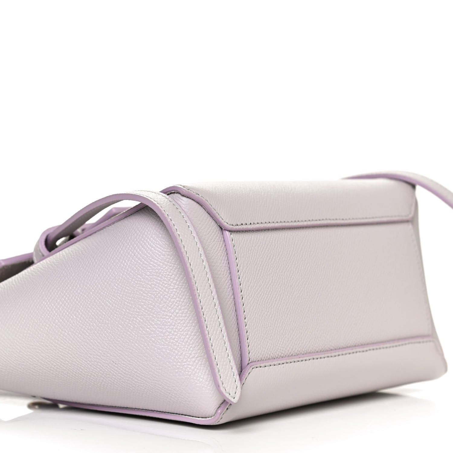 Celine Grained Calfskin Nano Belt Bag Lavender Grey 9 of 10