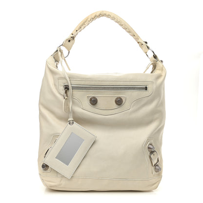 Balenciaga Agneau Giant 21 Silver Hardware Day Hobo Sahara 1 of 12