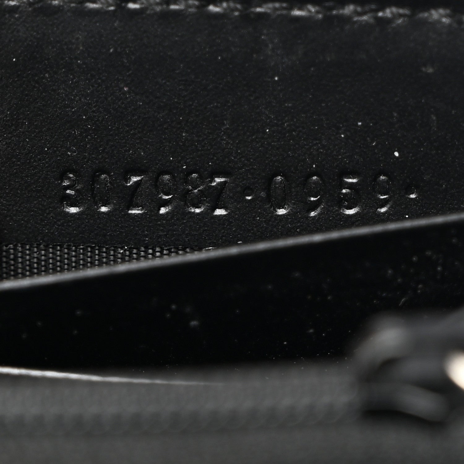 Gucci Guccissima Signature Microguccissima Bree Zip Around Wallet Black 7 of 7