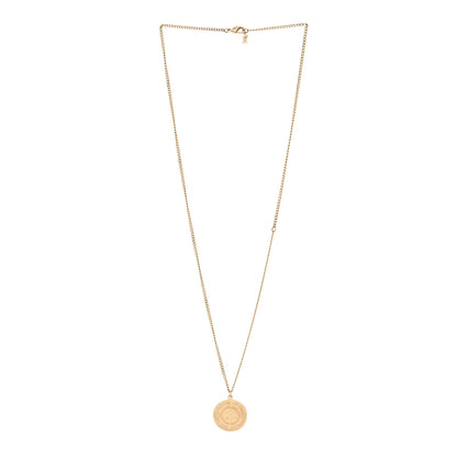 Chanel Medallion CC Rue Cambon Chain Necklace Gold 3 of 4