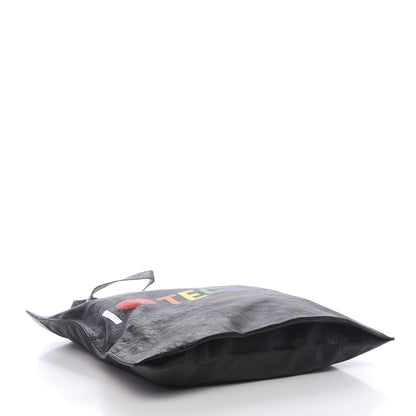 Balenciaga Agneau I Love Techno Supermarket Shopper L Black Multicolor 4 of 10