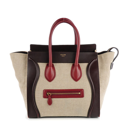 Celine Linen Calfskin Mini Tri-Color Luggage 1 of 10
