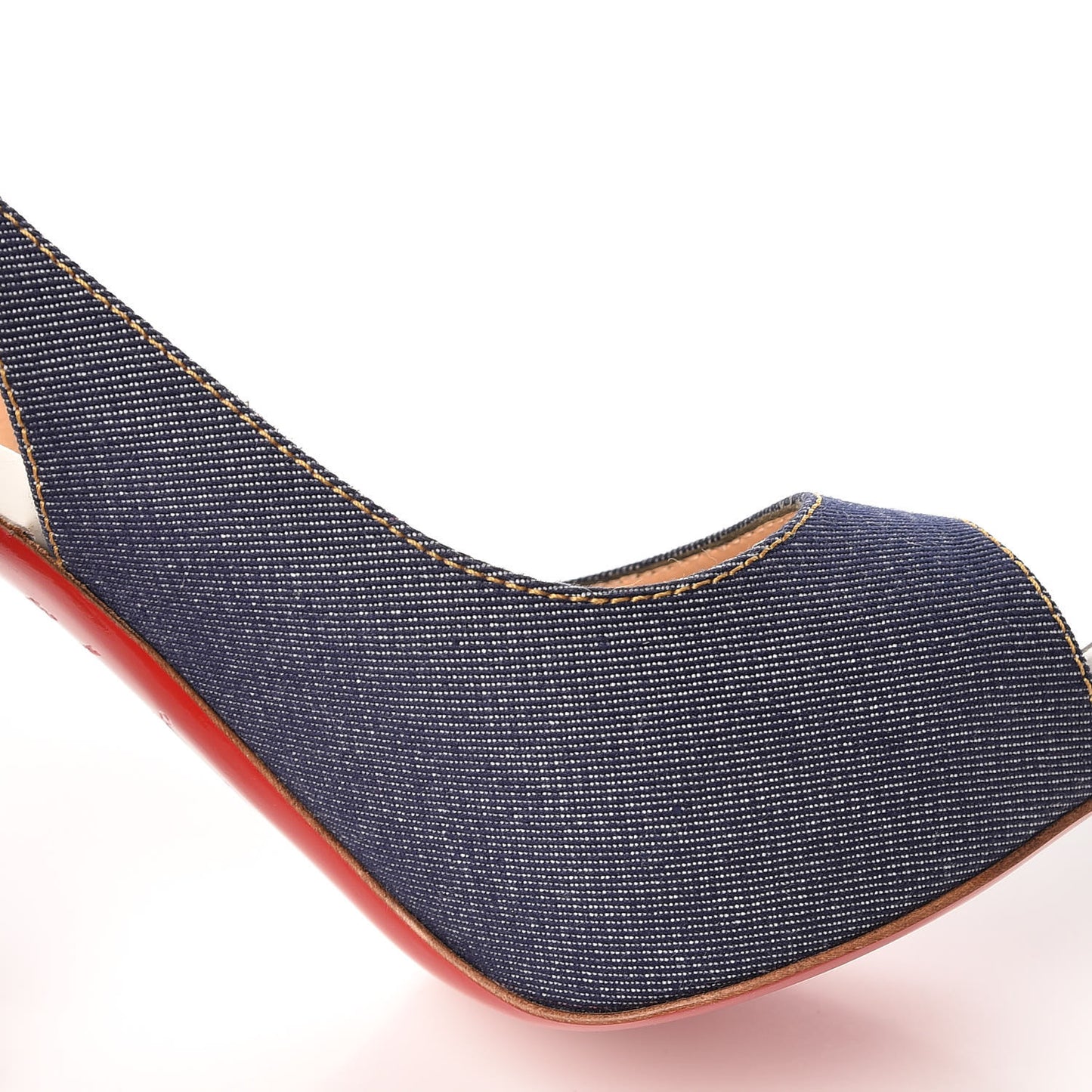 Denim Private Number 120 Pumps 36.5 Blue White